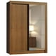 thumbnail image 2 of Ropero Closet Madesa Dallas 2 Puertas Corredizas con Espejo 2 Cajones Marrón, 2 of 5