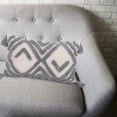thumbnail image 3 of Funda de cojín estilo boho para sofá, funda de cojín boho geométrica con mechones. Gris 3x5cm, 3 of 9