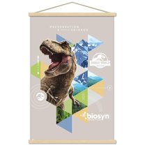 Jurassic World: Dominion - T-Rex Wall Poster with Magnetic Frame, 22.375" x 34"