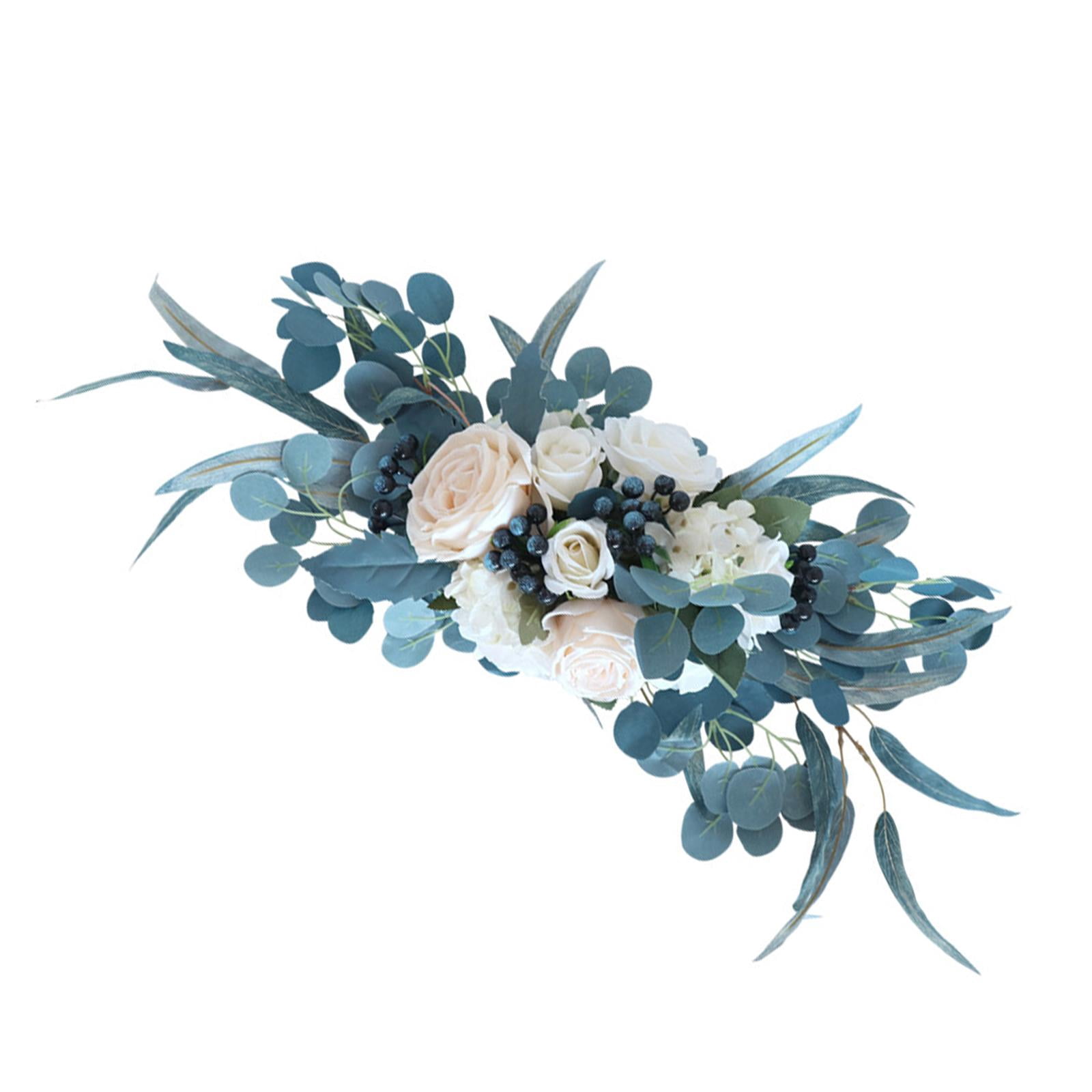 Farmhouse Artificial Flowers Arch Decor S,ilk Flower Flower Arrangement Floral Swags for Bedroom DIY Wedding Backdrop Living Room Wall Decor