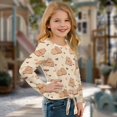 thumbnail image 2 of Garronmavis Cute Capybara Girls Long Sleeve T-Shirts 7-8 Lightweight Kids Crewneck T-Shirts Fall Tops Comfortable Kids Basic Soft Long Sleeve Tees Top for Outdoor Activities, 2 of 7