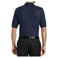 thumbnail image 2 of Mens Silk Touch Polyester/Cotton Polo with Pocket Navy Small, 2 of 6