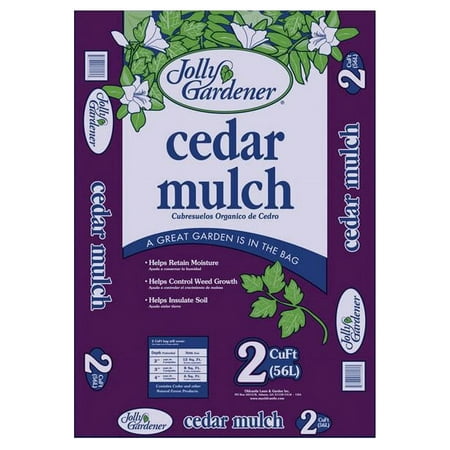 Jolly Gardener - Cedar Mulch; Brown - 7262215