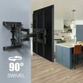 thumbnail image 3 of Full Motion TV Wall Mount  for 32-65 inch Flat Curved Screen TVs with Swivel, Tilt & Extension Max 400x400mm, Holds up to 99 lbs, 3 of 8