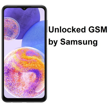 Samsung Galaxy A23 A235M 64GB Dual SIM GSM Unlocked Android Smartphone (International, Latin America Variant/US Compatible LTE) - Black