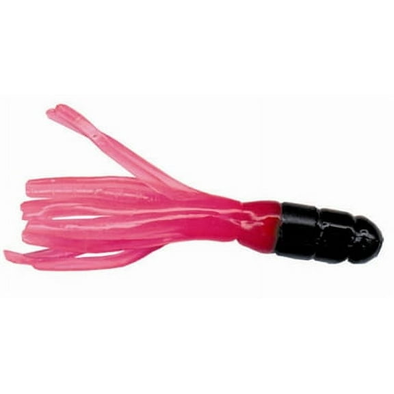 Arkie Lures Solid Body Fishing Tube,Color Black/Pink