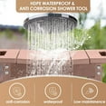 thumbnail image 5 of DOREROOM Prestige Waterproof Shower Bench with Adjustable Feet, Brown, 300 lbs Limit, 5 of 8