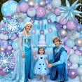 thumbnail image 4 of Kit de Arco de Guirnalda de Globos Ouddy Life Frozen 190 Piezas +3A, 4 of 7