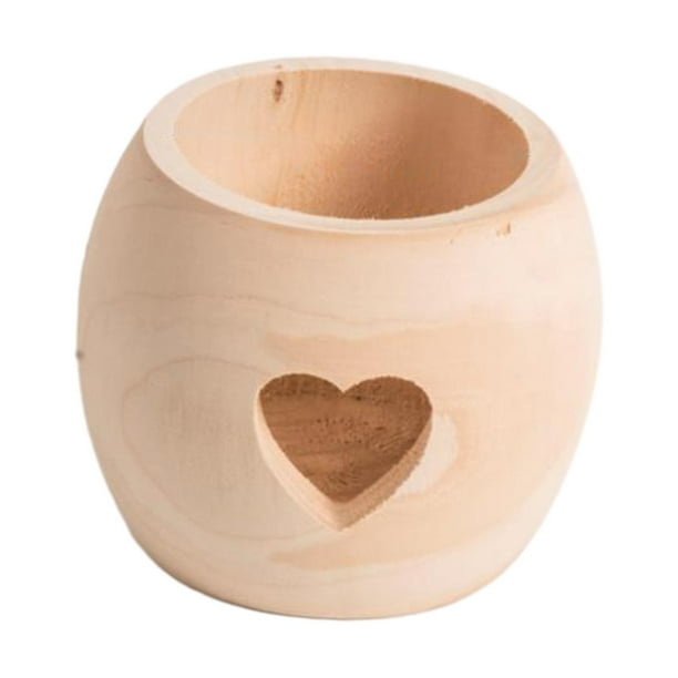 Candelabro de madera, candelabro de boda, soporte de vela para sala de estar, Hotel, velas votivas para el Día de San Valentín Estilo C