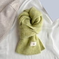 thumbnail image 2 of MEICHEN Wool Scarf Women's Knitted Wool Scarf All Solid Color Warm Scarf Winter Must Have Clothing Accessories, 2 of 3