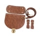 thumbnail image 4 of Conjunto de tejido para bolso de piel sintética, accesorios multifuncionales para bolso bandolera. Marrón, 4 of 9
