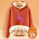 thumbnail image 2 of WILLBEST Sudadera Deportiva para Mujer Sudadera con Capucha Estampada Informal para Mujer XXXXX-Grande, 2 of 4