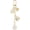 Clear/Gold, variant on Flower Charm Keychain, Cute Resin Rose Pendant Keychains Tassel Chain Keyring with Jewelry Box for Women Black -