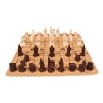 thumbnail image 3 of Ajedrez de guerrero de terracota Baoblaze piezas de ajedrez de resina tablero de cuero PU L, 3 of 8