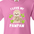 thumbnail image 4 of Inktastic Cute Sloth I Love My Pawpaw with Green Leaves Youth T-Shirt, 4 of 5