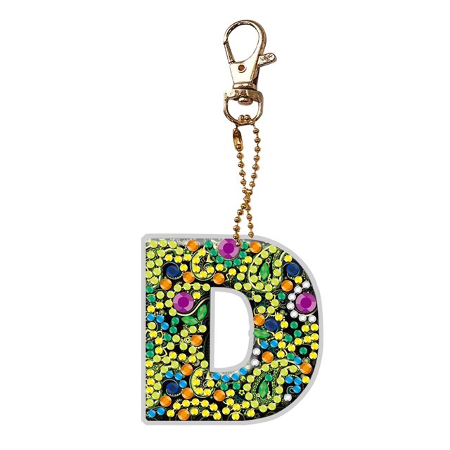 Llaveros Arte Con Diamantes Espejo Bolsillo Bolso Señora Doble Cara Hecho A Mano DIY