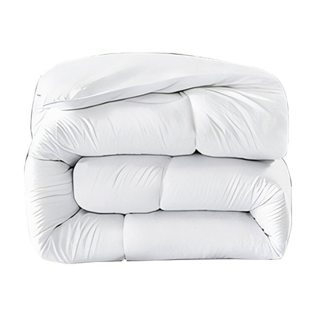 Bed Quilt Large - Quilted All Season Down Quilt with White Lightweight Quilt Angled Label - Machine Washable Large 59X 79 Inches