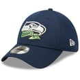 thumbnail image 3 of Men's New Era College Navy Seattle Seahawks 2022 Sideline 39THIRTY Coaches Flex Hat, 3 of 6