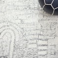 thumbnail image 6 of SAFAVIEH Glamour Linnette Abstract Area Rug, Grey/Ivory, 6' x 6' Round, 6 of 7