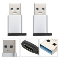 WHAMVOX  5 Pcs USB Converter Adapter USB-C to for Laptop Female