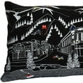 thumbnail image 4 of 35" Black Aspen Nighttime Skyline Lumbar Decorative Pillow, 4 of 6