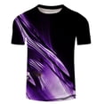 thumbnail image 4 of Basic T Shirts for Men Short Sleeve Moisture Wicking Crew Neck Men's Casual Tops Summer Casual Tops Classic Shirts Purple S, 4 of 5
