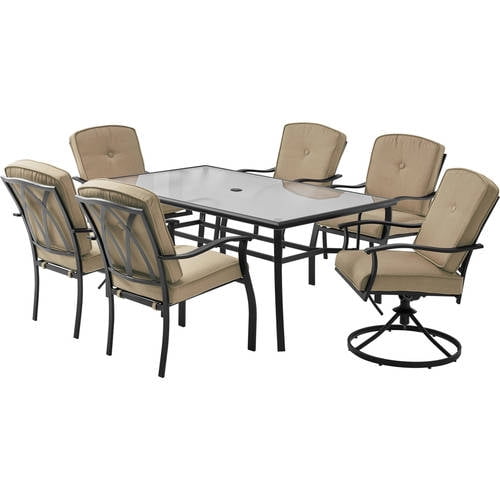 mainstays belden park outdoor patio dining set