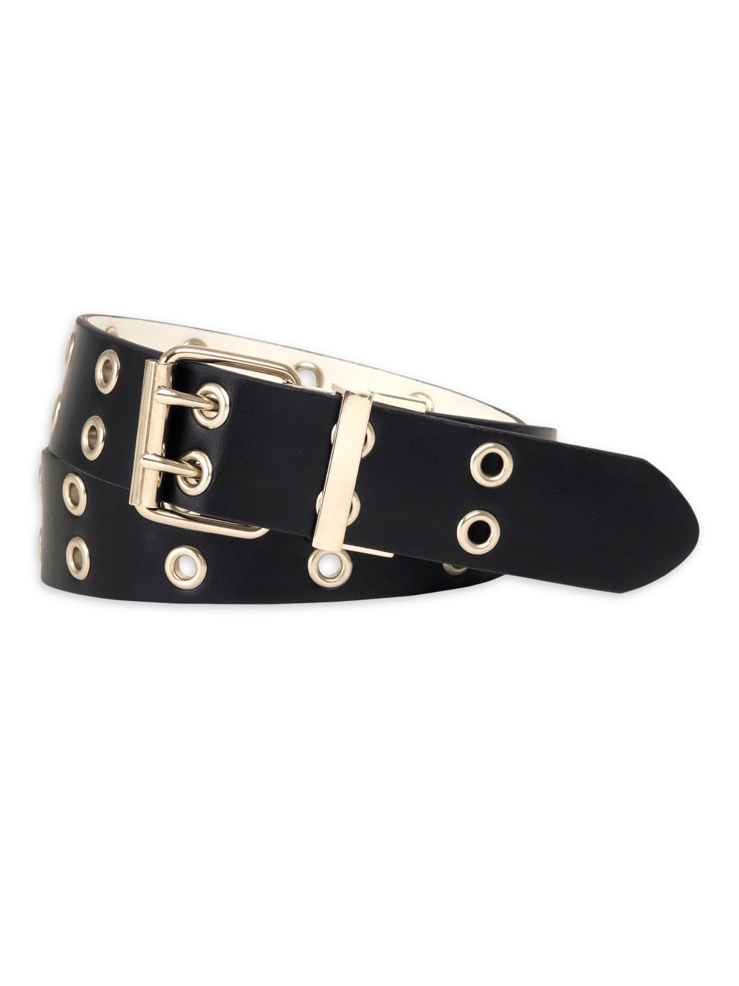6832 Womens Wide Waist Belts Interlock Buckles Sequins Decor Shinny Y2K Sequins Stretch Belts With Metal Interlocking Buckle for  main image 4