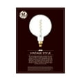 thumbnail image 4 of GE Vintage Style LED Light Bulbs, 40 Watt, G63 Globe Bulb, Medium Base, 4 of 6