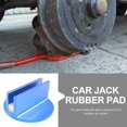 thumbnail image 4 of 2/4Pcs Blue Magnetic Jack Pads, Car Jack Rubber Pad,Aluminum Universal Welds Over For Pinch 3 Adapter Inches, 4 of 8