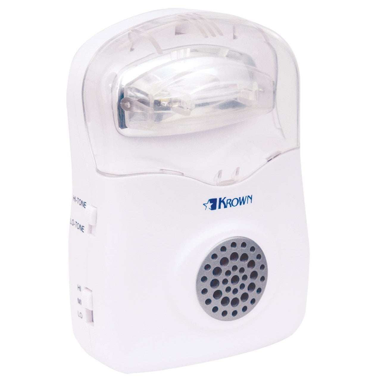 Krown KRNKRA005 Amplified Ringer with Strobe, Don't miss another