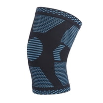 KUAZOU Knee Compression Sleeve 1PC - Best Knee Brace for Men & Women - Knee Support for Running,Basketball,Weightlifting,Gym,Workout,Sports(Blue,S)