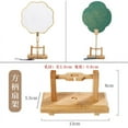 thumbnail image 5 of MERRYHAPY Hand Held Fan Stand Wood 1Set 5.11x3.07x2.28in, 5 of 6