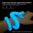 thumbnail image 2 of Serpiente víbora azul ZenPhyralis impresa en 3D de 58 cm con brillo, 2 of 9