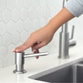 thumbnail image 6 of Stylish Single Handle Ht 12 ⅝” Brushed Stainless Steel Kitchen Faucet with Soap Dispenser K130SS01S, 6 of 10