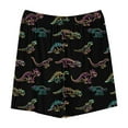 thumbnail image 4 of Odeerbi 5-14 Años Niños Niñas Verano Dinosaurio Imprimir Pantalones Cortos Entrenamiento Atlético Pantalones Cortos Deportivos Lindo Transpirables, 4 of 5