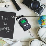 NUTRI FIT Digital Luggage Scale Portable Hanging Scale 165lb/75kg with Backlit LCD