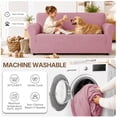 thumbnail image 5 of JIATER 1-Piece Sofa Cover Stretch Couch Cover Washable Sofa Slipcover Furniture Protector for Loveseat Sofa,Grey Rose, 5 of 7