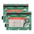 thumbnail image 5 of FORMRS 2 Pack Pencil Pouch for 3 Ring Binder with Clear Window Zipper Case, Christmas Trees, 5 of 6