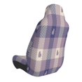 thumbnail image 2 of Fuzoiu Heart Check Plaid Print Elastic Car Seat Covers, Seat Cover Protector,Universal Fit Interior Covers for Most Cars,Washable Seat Cover Non Slip for SUV,Sedan,Van, 2 of 5