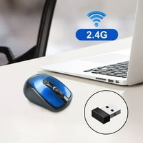 Latrodar Wireless Blue-tooth Mouse Office Gaming Mouse 3 Button Enduring 00 DPI For Laptop PC Blue 6.4x4.8 Inch Home Tools