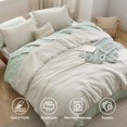 thumbnail image 3 of Juego de edredón Bedsure Super King, color beige, suave, prelavado, 3 unidades, 3 of 8