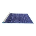 thumbnail image 2 of Ahgly Company Machine Washable Indoor Rectangle Abstract Blue Contemporary Area Rugs, 7' x 10', 2 of 4