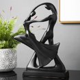 thumbnail image 2 of Figuras de decoración del hogar de arte moderno nórdico Decoración de muebles Accesorios de decoración del hogar Escultura (negro), 2 of 5