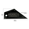thumbnail image 3 of String Action Rulers Gauges Fret Rocker Leveling Guide Guitar String Measuring Tool Height Gauges Guitar Set Up Repair Tool, 3 of 9