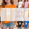 thumbnail image 3 of Staki Toddler Girls Halloween Shirt Cute Tshirt Kids Outfits Short Sleeve Tees Tops(Orange,13-14 Years), 3 of 5