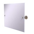 thumbnail image 2 of Allied Brass AP-93 Frameless Landscape Rectangular Tilt Beveled Edge Wall Mirror, Antique Pewter, 2 of 3