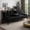 Black, variant on Walsunny Futon Sofa Bed with Hidden Cup Holders, Modern Convertible Folding Futon Couch with 3-Angle Adjustment for Living Room, Small Space, Black