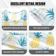 thumbnail image 4 of Pineapple Pattern Summer Pajama Set Soft Cotton Short Sleeve Sleepwear 2PCS Pajama Sets Breathable Lounge Set Size 5Y, 4 of 7