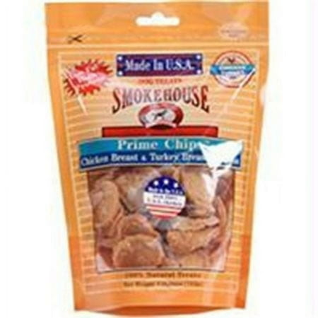 UPC: 0078565854581 | Smokehouse Prime Chips Dog Treat  Chicken & Turkey  1 Each/4 Oz